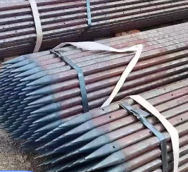 北海超前小导管预埋钢管出尖打孔焊倒刺无缝焊管厂